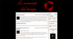 Desktop Screenshot of lecorrentideltempo.it