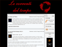 Tablet Screenshot of lecorrentideltempo.it